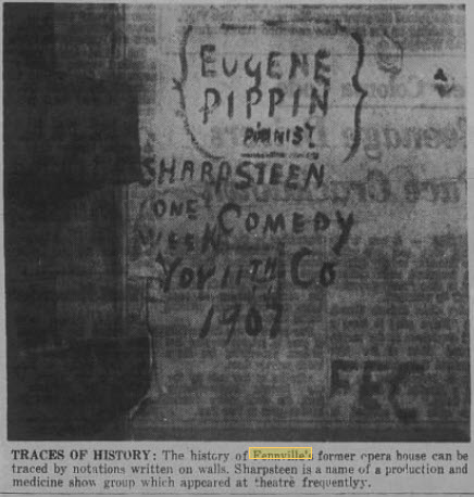 Dickinson Opera House - From Oct 14 1970 Article (newer photo)
